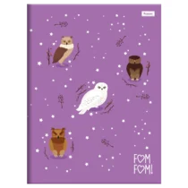 Caderno Brochura Peq. 80 Fls Fom Fom Coruja - Foroni