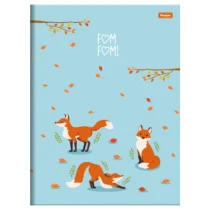 Caderno Brochura Peq. 80 Fls Fom Fom Raposa - Foroni