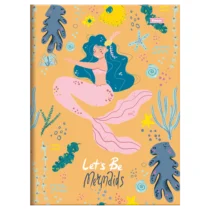 Caderno Brochura Peq. 80 Fls Sereias Amarelo - Foroni