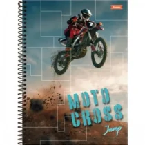 Caderno Jump Motocross 10 Mat. 200 Fls. - Foroni