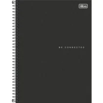 Caderno Neon Be Connected Preto 10 Mat. 160 Fls. - Tilibra