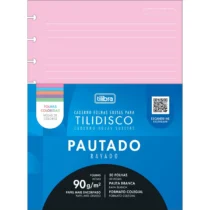 Folhas P/ Caderno Tilidisco Colorido C/ 50 Fls. - Tilibra