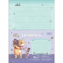 Folhas P/ Caderno Tilidisco Ursinho Pooh C/ 50 Fls. - Tilibra