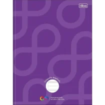 Caderno Brochura Neuro Caligrafia Pauta Ampliada Roxo C/ 40 Fls. - Tilibra