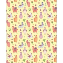 Papel De Presente Teen Lhama  - Tilibra