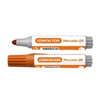 Marcador P/ Quadro Branco Qb Laranja Recarregável  UN. - Compactor