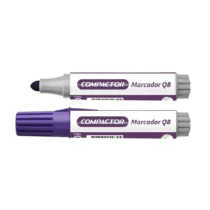 Marcador P/ Quadro Branco Qb Violeta Recarregável  UN. - Compactor