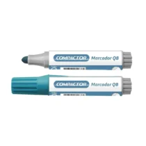 Marcador P/ Quadro Branco Qb Turquesa Recarregável  UN. - Compactor