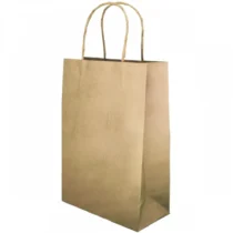 Sacola Kraft 22,5 cm X 10 cm X 31,5 cm C/ 10  - Scrity