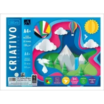 Caderno Colado Criativo Lumi A4 120 g/m² C/ 32 Fls. - Tilibra
