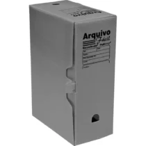Arquivo Morto Cinza 350 mm X 250 mm X 130 mm  - Polibras