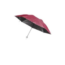Guarda-Chuva C/ Haste Telescópica Vermelho Escuro 110 cm X 53 cm Aberto  - Facinato