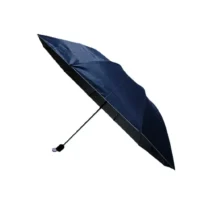Guarda-Chuva C/ Haste Telescópica Azul Marinho 110 cm X 53 cm Aberto  - Facinato