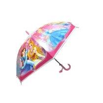 Guarda-Chuva Infantil Bengala Automático Rosa Claro 100 cm X 67 cm C/ Apito  - Facinato