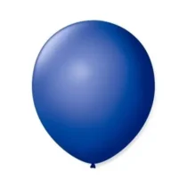 Balão De Soprar N° 9 Azul Cobalto C/ 50  - São Roque