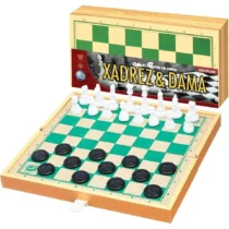 Tabuleiro De Xadrez E Damas C/ 56 Pçs. - Pais &Amp