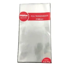 Saco Transparente 15 cm X 29 cm C/ 50  - Cromus