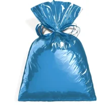 Saco Metalizada Azul G4 60 cm X 90 cm C/ 25  - Cromus