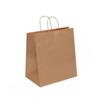 Sacola De Papel Kraft 26 cm X 19.5 cm 9.5 cm  - Cromus