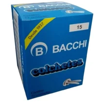 Colchete Prateado N° 15 C/ 72 UN. - Bacchi