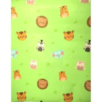 Contact Estampado Kids 14 Animais 45 cm X 1 m  - Make+