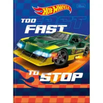 Caderno Brochura Hot Wheels Verde 80 Fls.  - Tilibra