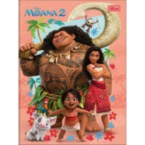 Caderno Brochura Moana 2 Rosa 80 Fls.  - Tilibra