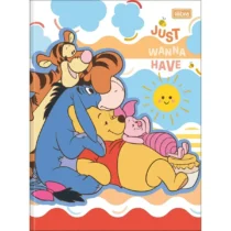 Caderno Brochura Ursinho Pooh 80 Just Wanna Have Fls.  - Tilibra