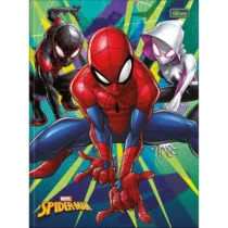 Caderno Brochura Spider Man Verde 80 Fls.  - Tilibra