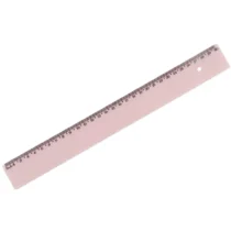 Régua De 30 cm New Line Tom Pastel Rosa UN. - Maxcril
