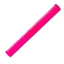 Régua De 30 cm New Line Neon Rosa UN. - Maxcril