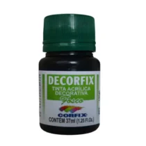 Tinta Acrílica Fosca Preto 37 ml  - Corfix
