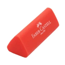 Borracha Triangular Jumbo Vermelha UN. - Faber-Castell