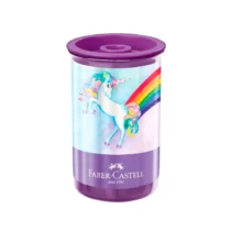 Apontador Unicórnio Roxo C/ Depósito C/ 1 Furo UN. - Faber-Castell