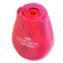 Apontador Vai E Vem Rosa C/ Depósito C/ 1 Furo UN. - Faber-Castell