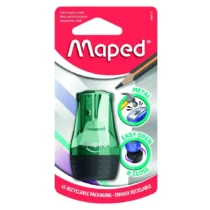 Apontador Tonic Metal Verde C/ Depósito C/ 1 Furo UN. - Maped
