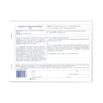 RECIBO DE PAGAMENTO AUTÔNOMO R.P.A C/ 25 X 3 FLS. - TAMOIO