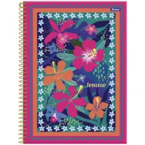 Caderno Espiral Femme Mod. 1 10 Mat. C/ 160 Fls.  - Foroni