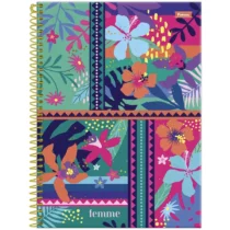 Caderno Espiral Femme Mod. 4 10 Mat. C/ 160 Fls.  - Foroni