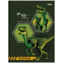 Caderno Brochura Sauros Velociraptor C/ 80 Fls. - Foroni
