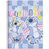Caderno Espiral Stitch Good Day 10 Mat. C/ 160 Fls.  - Foroni