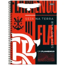 Caderno Flamengo C/ 10 Mat. C/ 160 Fls.  - Foroni