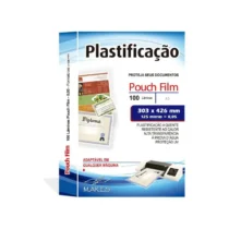 Plástico P/ Plastificação A3 303 mm X 426 mm 125 Micras C/ 100 UN. - Mares