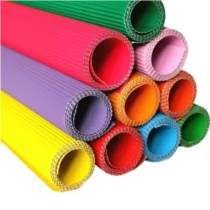 PAPEL CORRUGADO 80 CM X 50 CM UN. - VMP ( CORES DIVERSAS )