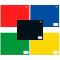 Caderno Meia Pauta Liso 96 Fls. Class  - Foroni ( Cores Diversas )