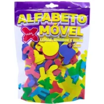 Alfabeto Móvel Letras, Números e Sinais 2 mm - Make+