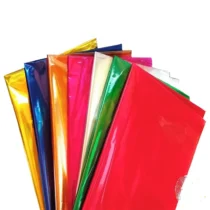 PAPEL CELOFANE 81 CM X 40 CM - (CORES SORTIDAS)
