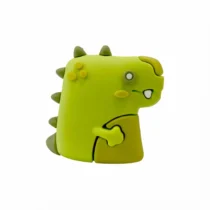 Apontador Dinossauro Verde C/ 1 Furo UN. - Onda