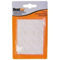 Adesivo Anti Impacto Transparente 19,5 mm 18 G C/ 12 Pçs. - Bestfer