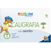 Livro Escolinha Caligrafia Letra Bastão UN. - Todolivro